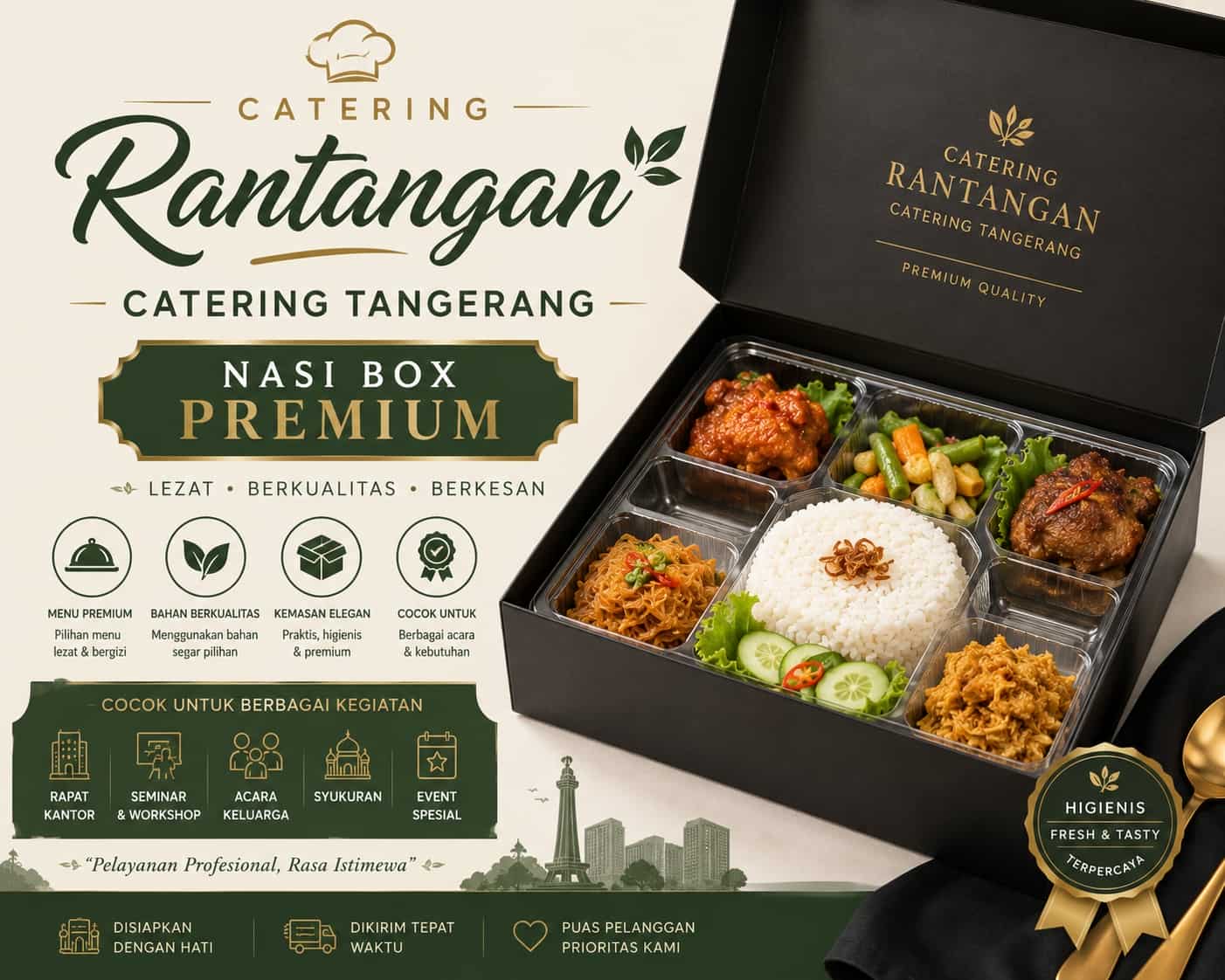 Nasi Box Premium Catering Dapur Sadewa - Menu Praktis Untuk Kantor dan Syukuran
